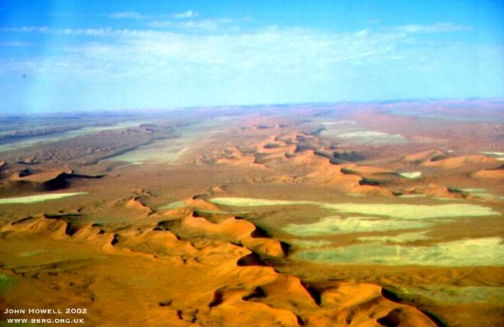 The worlds highest modern dunes are these 300 high linear forms from the Namib desert.